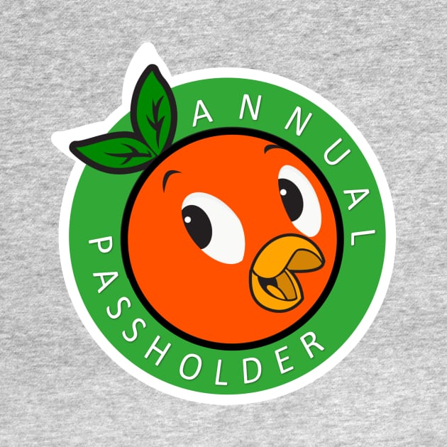 Orange Bird Annual Passholder by EnchantedTikiTees